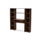 Baxton Studio Ezra Modern and Contemporary Walnut Brown Finished Wood Storage Computer Desk with Shelves